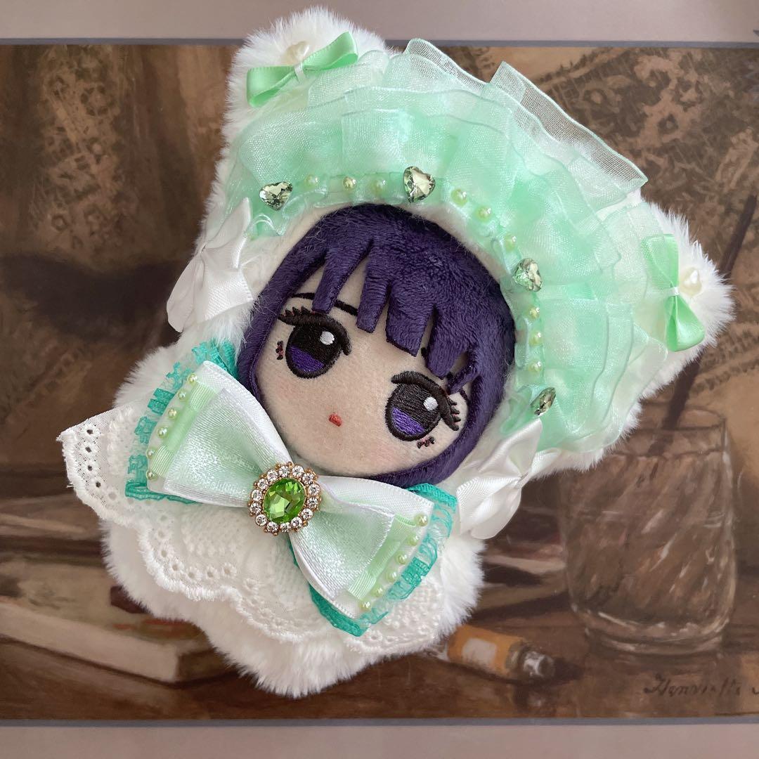 セミオーダー N8ぬい服 着ぐるみ ちびぐるみ 10cm 11cm ミント くま 全