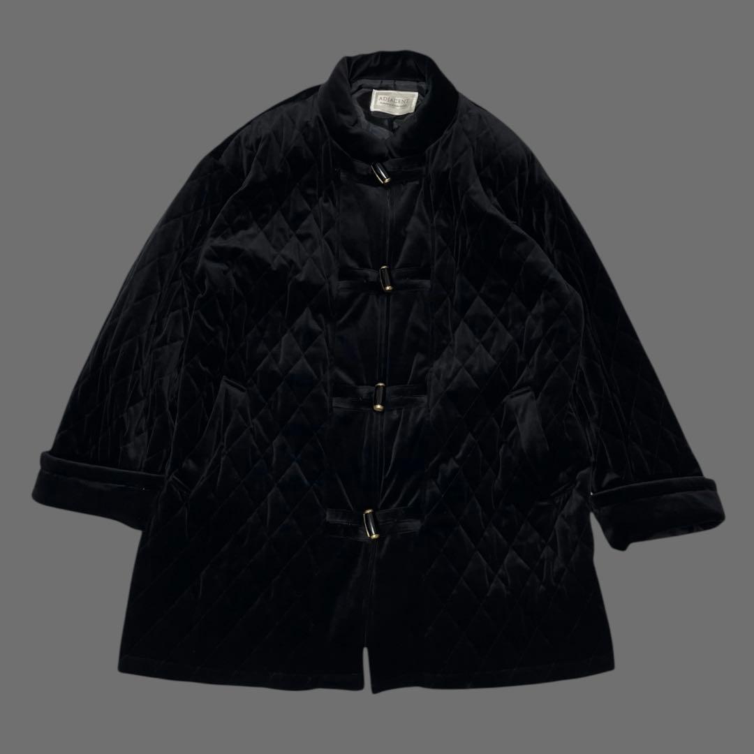 ジャケット・アウター Vintage velours quilting china jacket