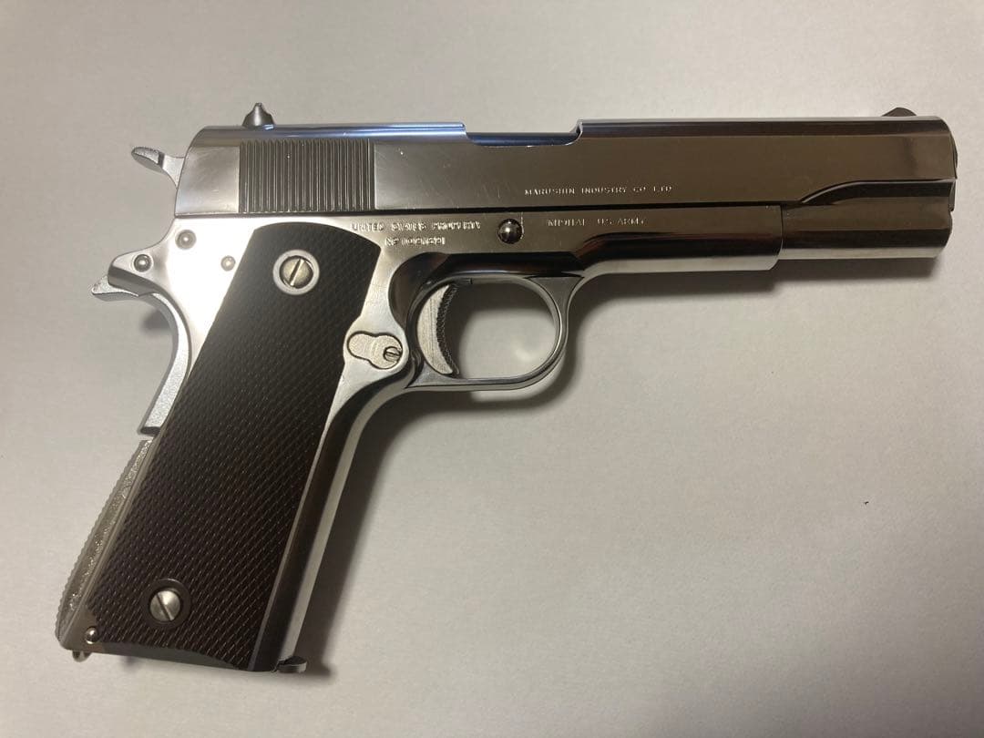 マルシン　コルトガバメント　M1911A1 シルバー　組み立てキット　モデルガン