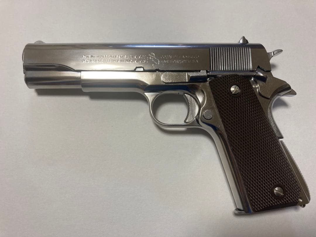 マルシン　コルトガバメント　M1911A1 シルバー　組み立てキット　モデルガン
