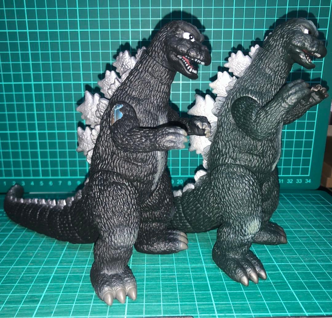 ゴジラ2体セット ☆ゴジラ50周年メモリアルボックス版☆解説カード付き