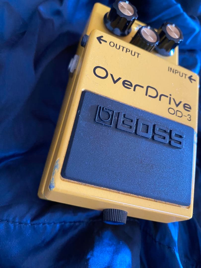 BOSS OverDrive OD-3 高輝度緑LED 改