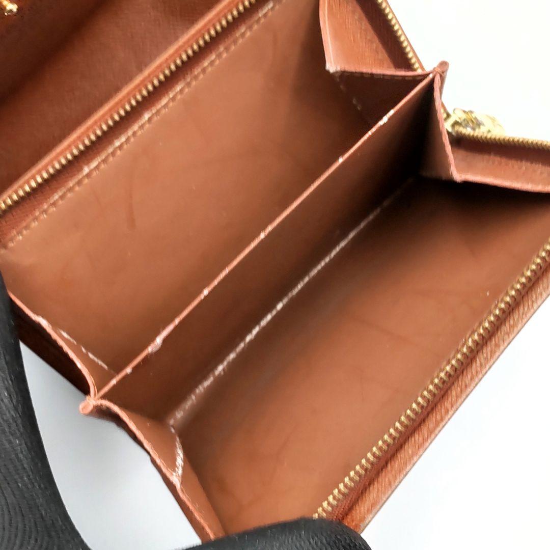 ルイヴィトン ポルトモネビエトレゾール 二つ折り財布 モノグラム コンパクト