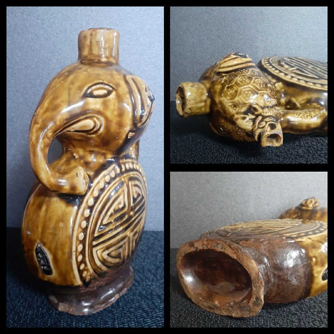 中国古美術 中国古陶磁器 古玩 明朝明代頃 磁州窯系 鉄釉