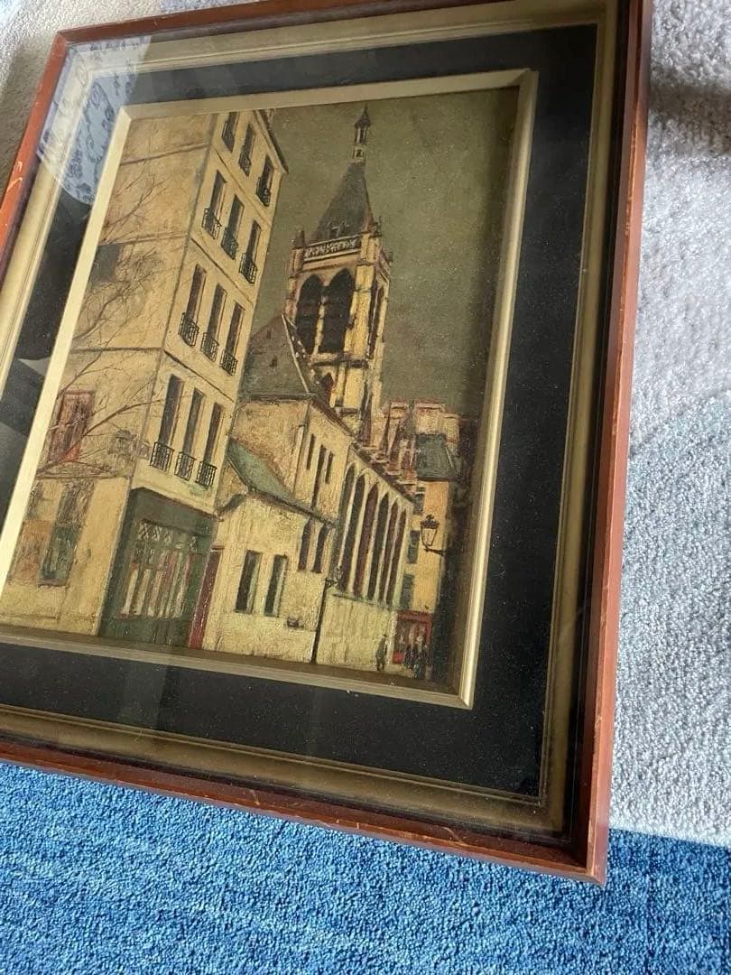 モーリス•ユトリロ　複製画