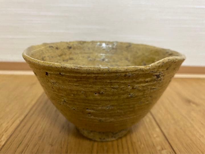 江戸期 黄伊羅保茶碗 八代乾山 如仙織箱 二重箱