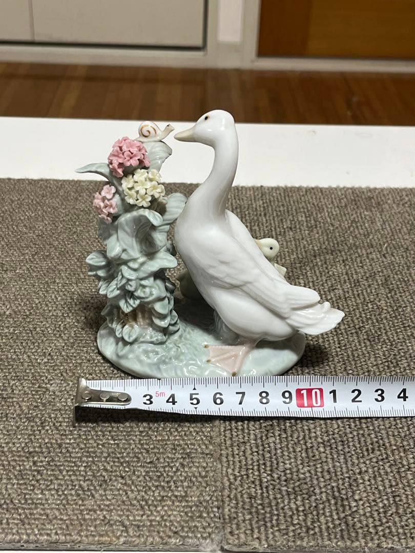 リャドロ　Lladro 陶器人形　カタツムリとアヒルたち