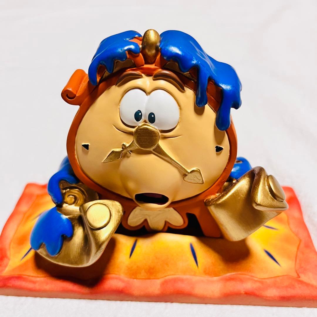 ディズニーストア 美女と野獣 コグスワース 小物入れ フィギュア