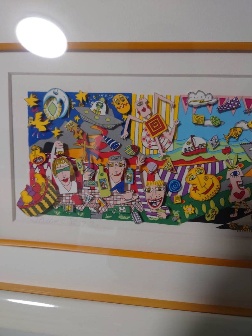 大型作品&極美品 ジェームスリジィ作 「Follow the Sun」 ジェームス