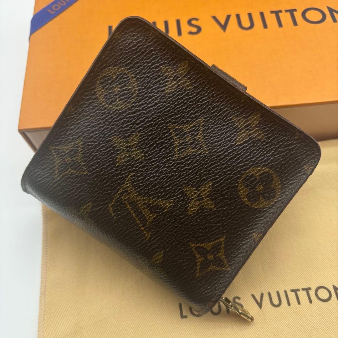 良品】【鑑定済み】ルイ・ヴィトン ✨コンパクトジップ モノグラム 二
