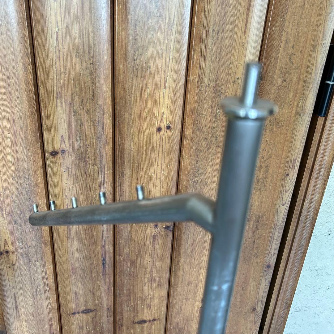 インダストリアル 3本脚 スラントハンガー パイプメタルラック