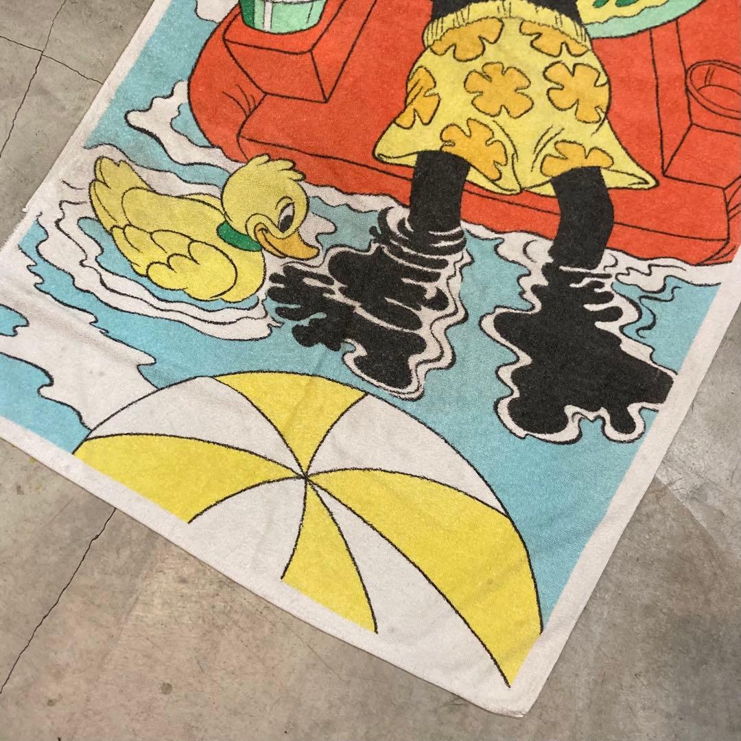 80's ビンテージ ミッキーマウス ビーチタオル disney アンティーク