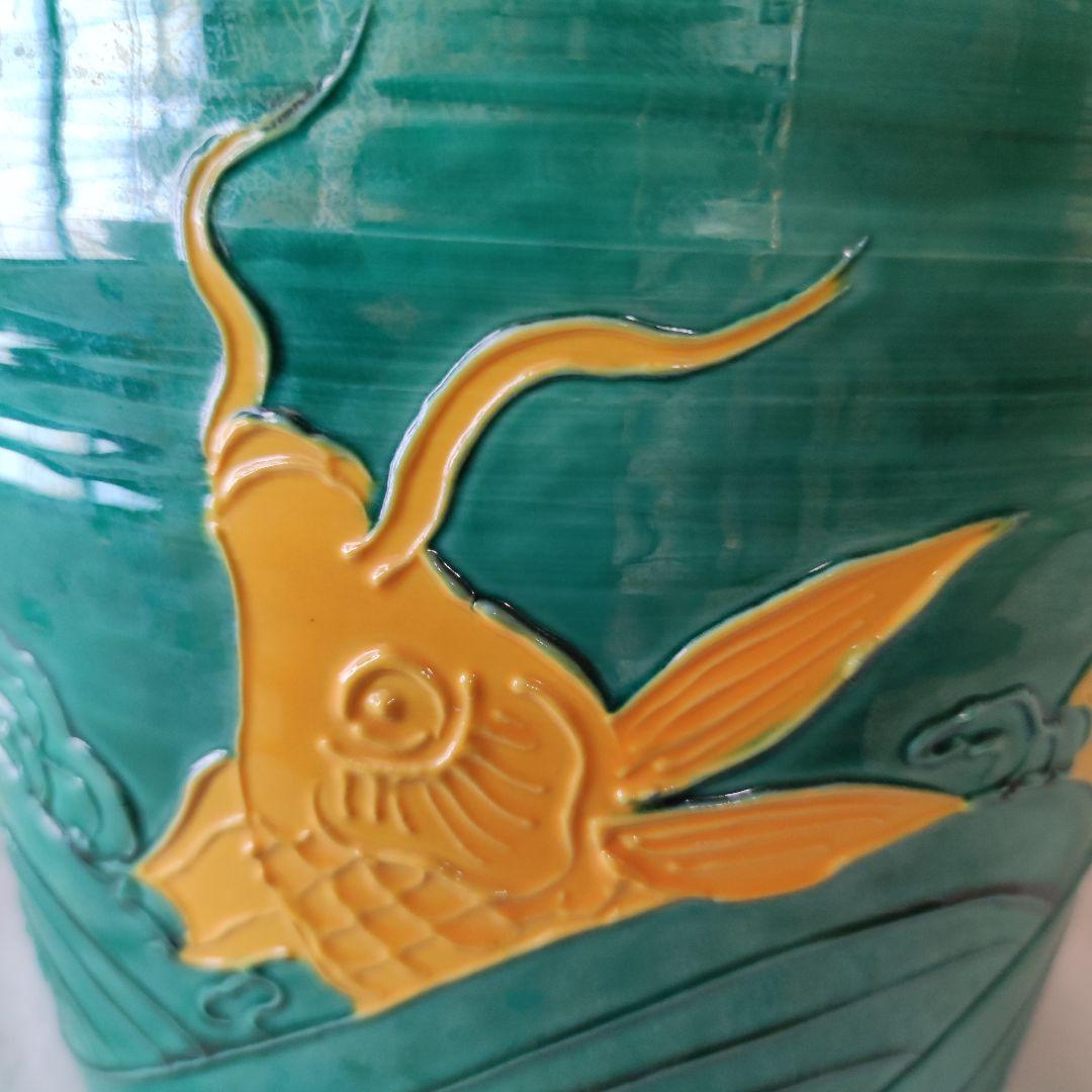 茶道具◇青交趾荒磯文水指◇粟田焼 岡田佳山 - メルカリ