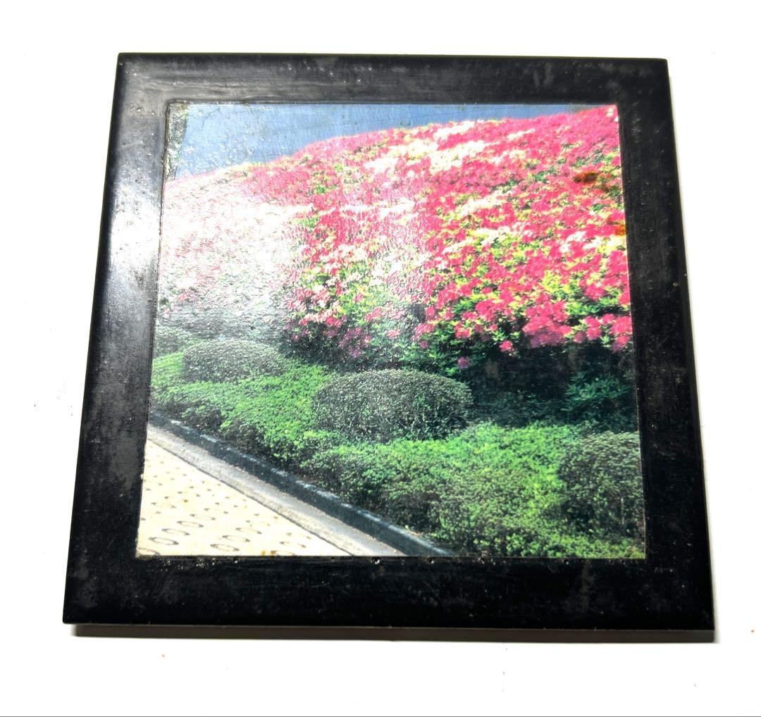 INAXプリントタイル ツツジの花壇&ルノアール 散歩 ガンビー夫人 2枚セット