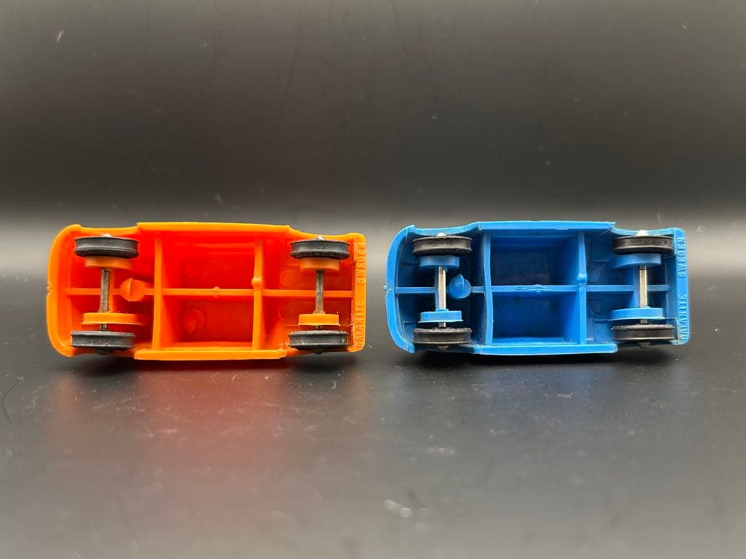 GALANITE スエーデン製　ガラニテ　ソフビ製　ミニクーパー　4台　ミニカー