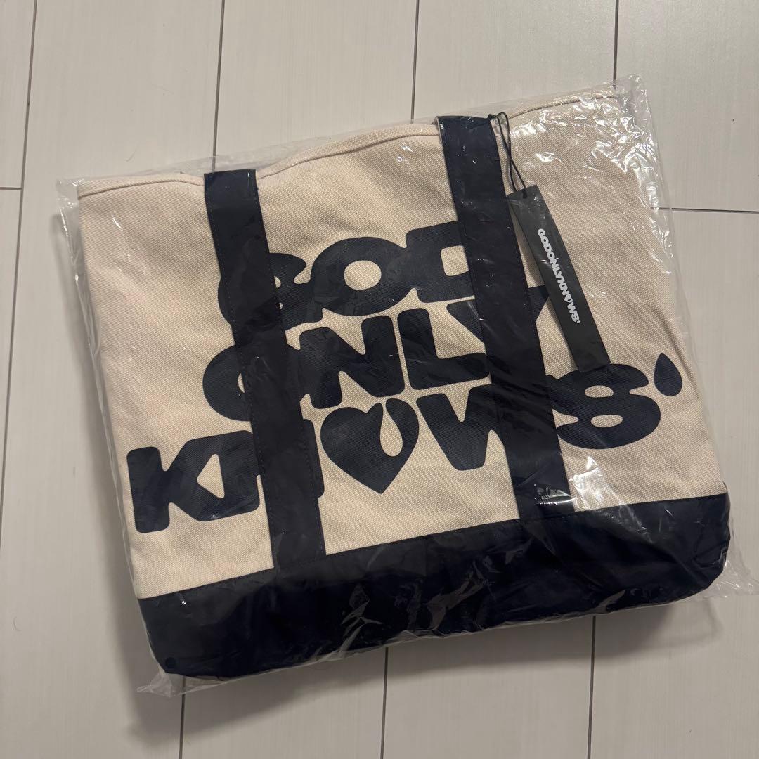 GOD ONLY KNOWS トートバッグ ネイビー 岩田剛典 新品未使用 GOD ONLY