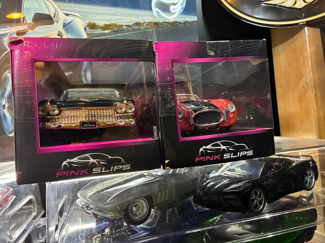 Jada PINK SLIPS 1/24キャデラック&コブラ セット