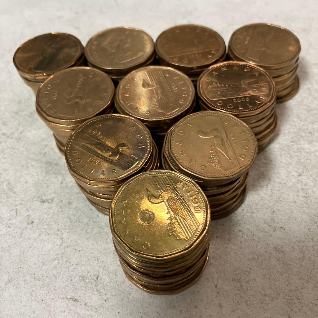 カナダ 1ドル コイン 硬貨 まとめ売り