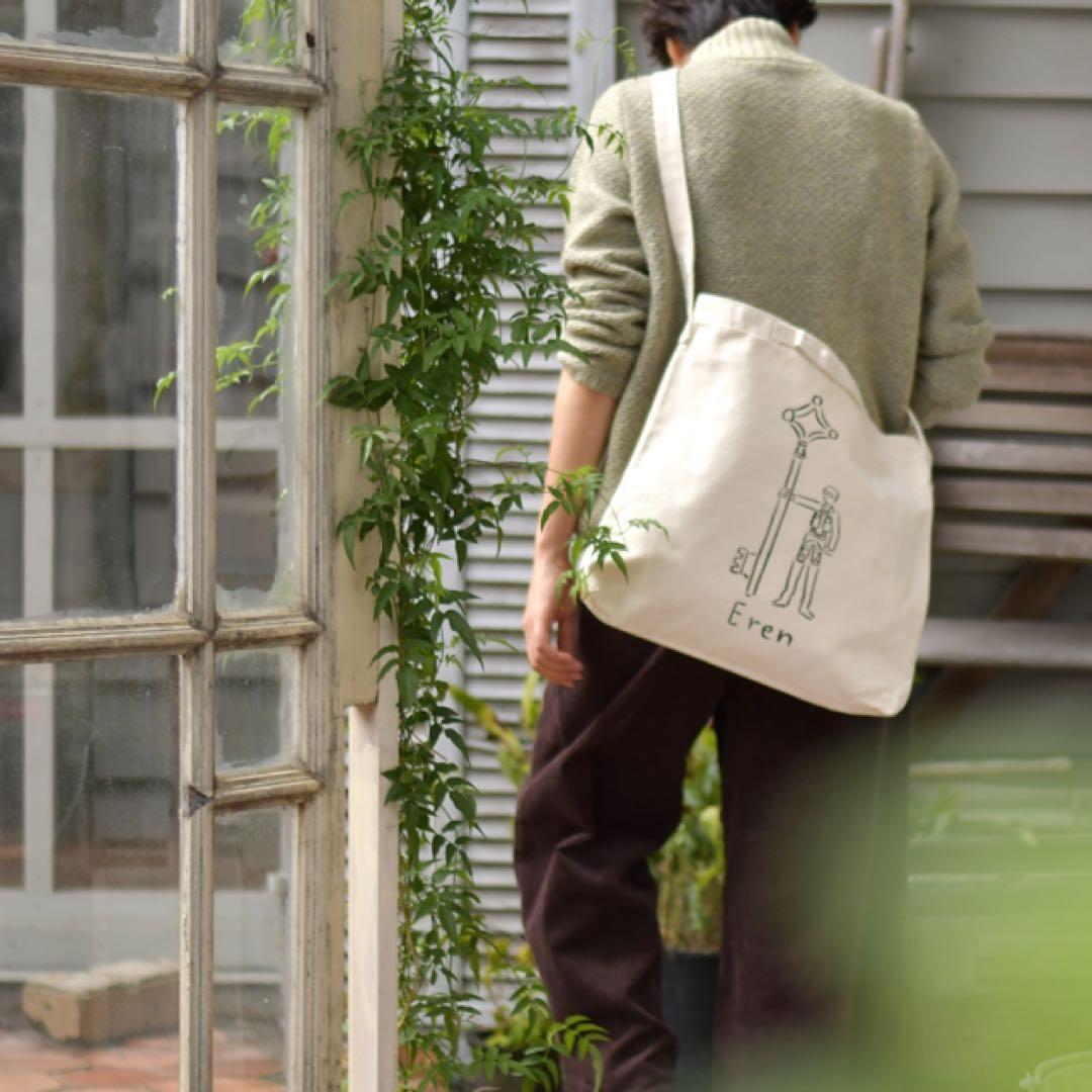 進撃の巨人 鬼頭祈 ハンジ 2WAY ショルダートートバッグ