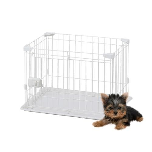 アイリスオーヤマ 犬 サークル システムサークルトレー付き STS-4_corg IRIS OHYAMA（アイリスオーヤマ） 犬 ケージ 犬ケージ 犬用ケージ