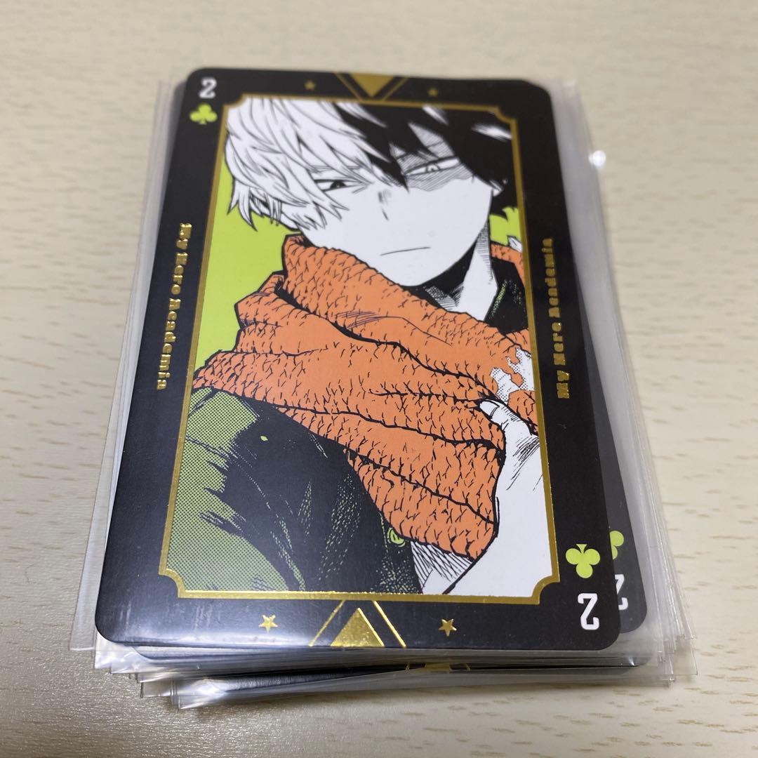 ヒロアカ 轟焦凍 ヒロアカ展 箔押しトランプ 33枚セット