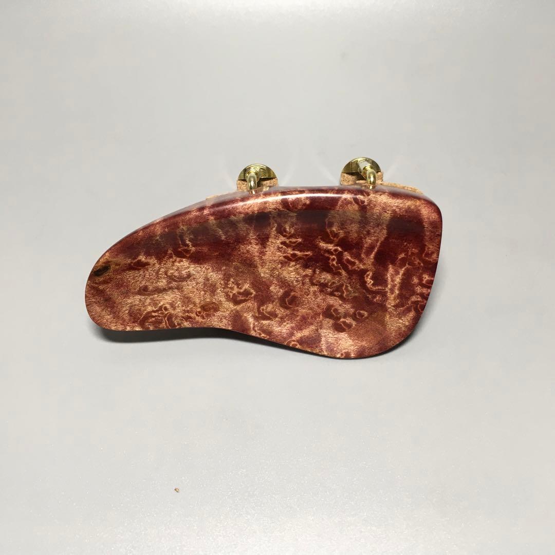 バイオリン 顎当て　左利き手用メイプルバーズドアイ