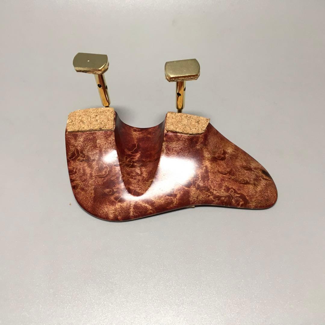 バイオリン 顎当て　左利き手用メイプルバーズドアイ