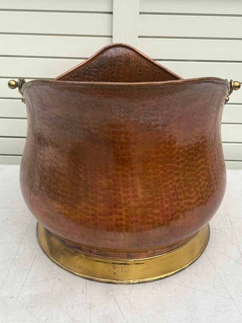 イタリア銅製バケツ☆ 花入れ