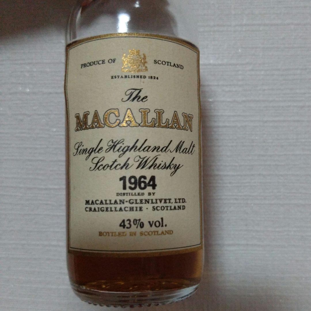 ザ・マッカラン18年 1964 オールドボトル ミニボトル