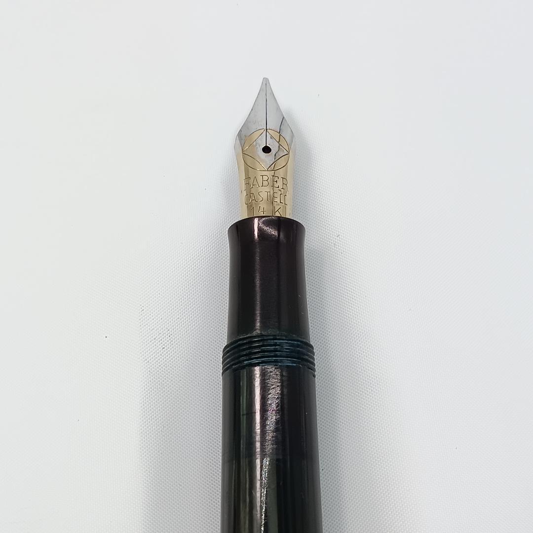 FABER CASTELL 14K 884 グリーン 字幅M ファーバー