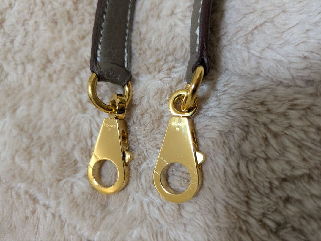 【売約済み】ボリード31 エトゥープ　ゴールド金具