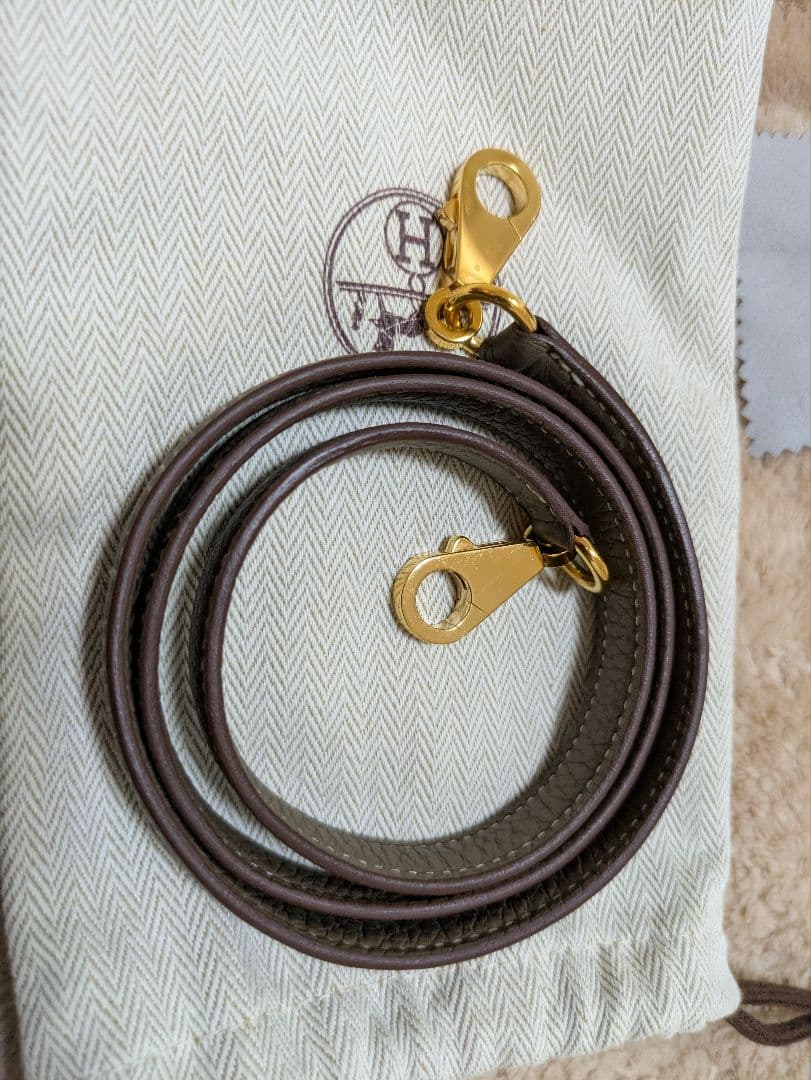 【売約済み】ボリード31 エトゥープ　ゴールド金具