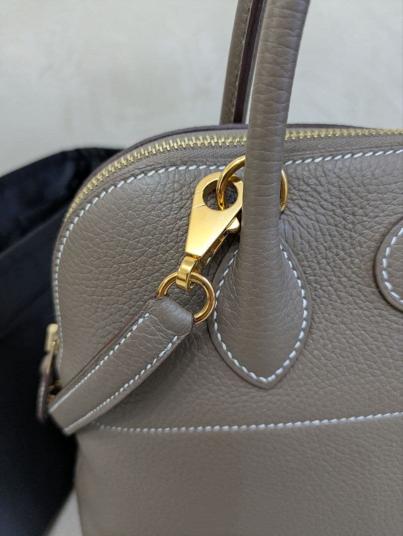 【売約済み】ボリード31 エトゥープ　ゴールド金具