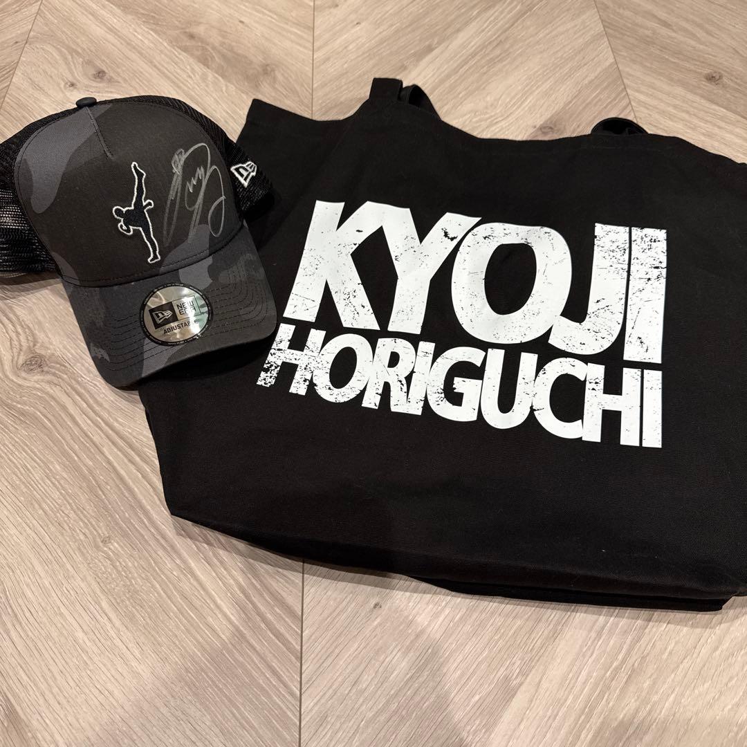 New Era 堀口恭司サイン入りキャップ ブラック・カモフラージュ - メルカリ