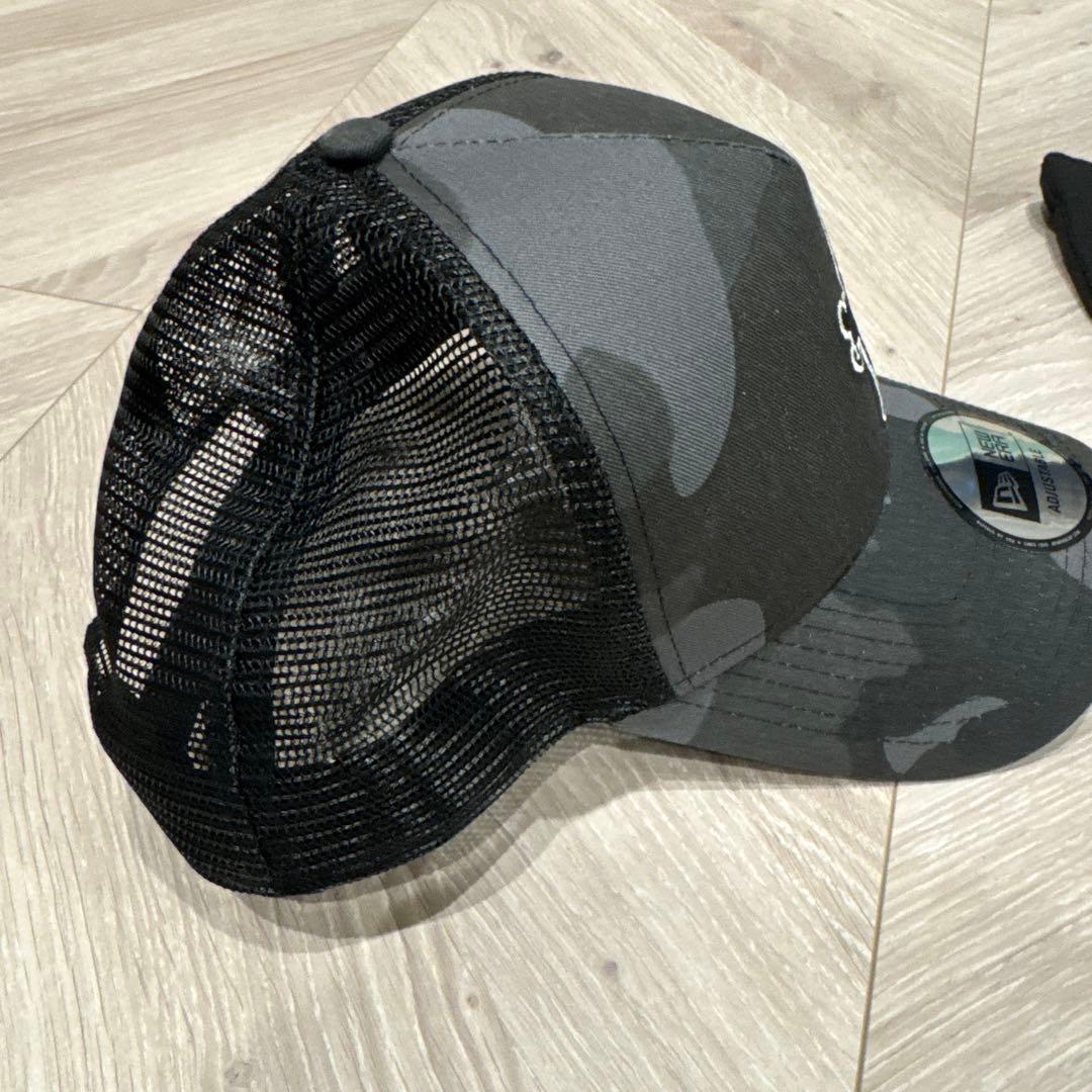 New Era 堀口恭司サイン入りキャップ ブラック・カモフラージュ - メルカリ
