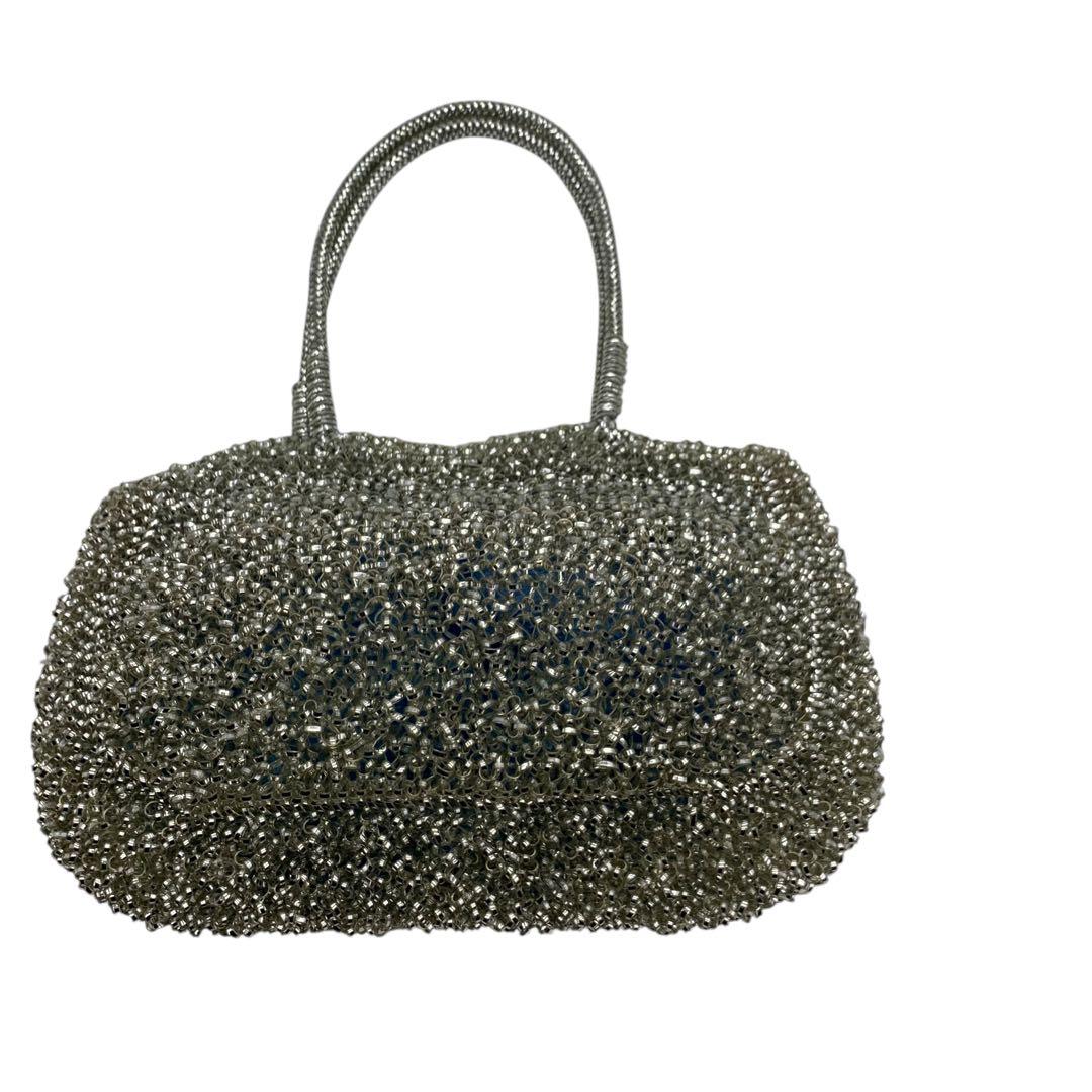 極美品！　アンテプリマ　ワイヤー　トートバッグ　シルバー