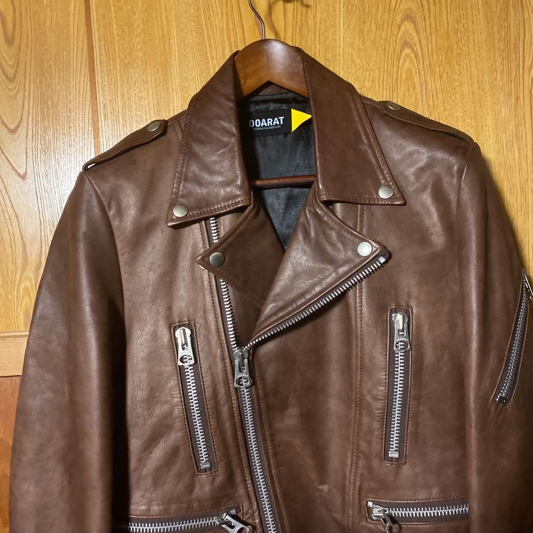 DOARAT 馬革 ライダースジャケット ホース ブラウンの通販はau PAY