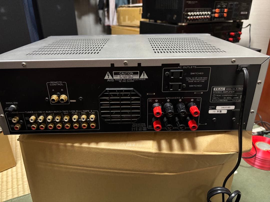 TEAC STEREO AMPLIFIER A-R630 UR 美品 オーディオ機器