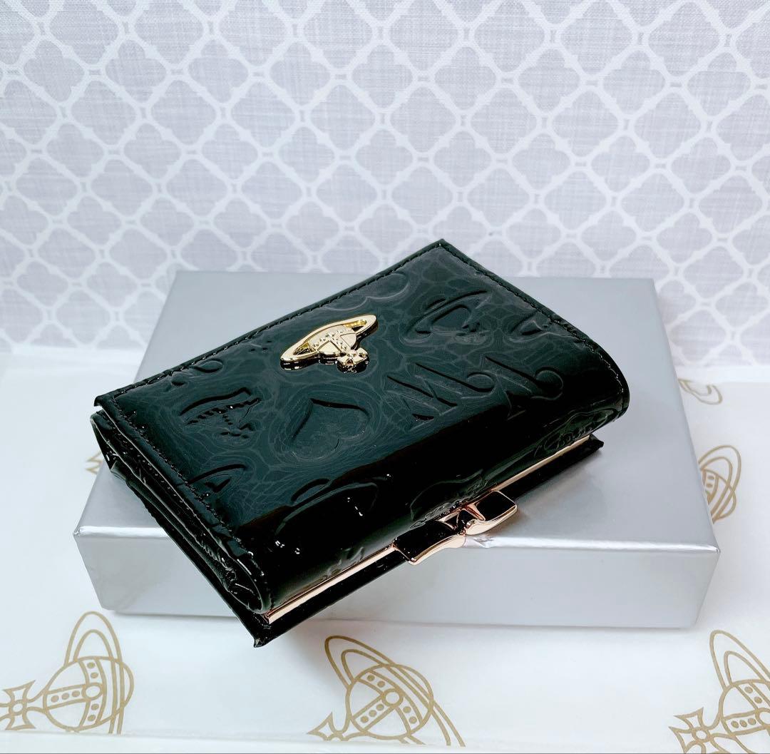 大人気♡ショッパー付】新品 Vivienne Westwood エナメル 黒