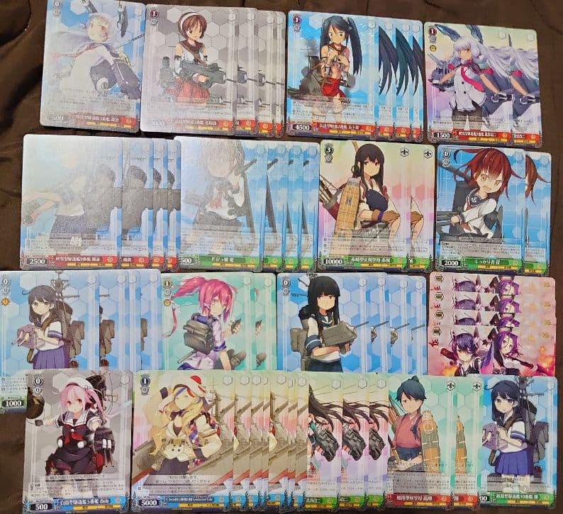 ヴァイス昔艦隊これくしょん -艦これ-デッキパーツ130枚セット未使用