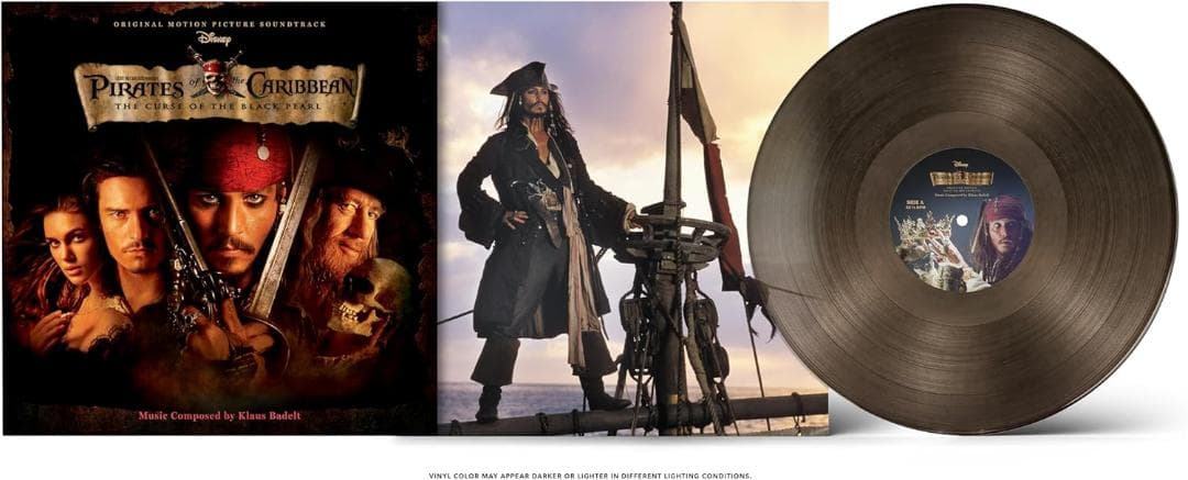数量限定　特別カラー盤　パイレーツオブカリビアン　OST レコード