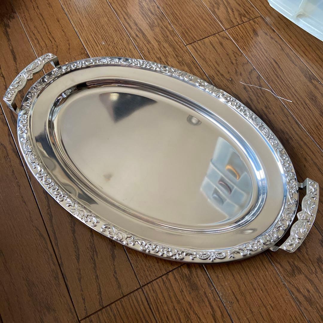 楽天市場】シルバー トレイ（お盆・トレー｜配膳用品・キッチン