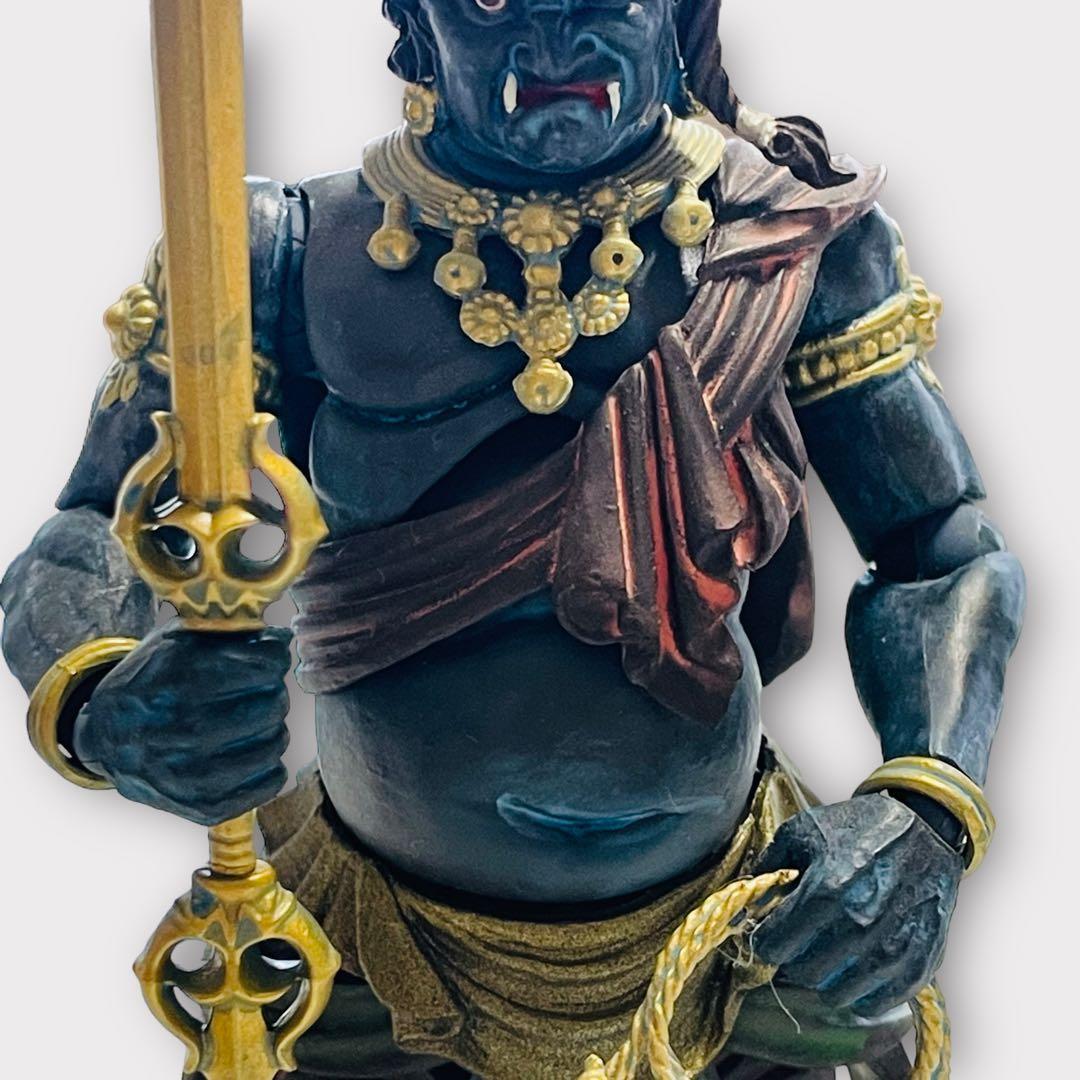 海洋堂 不動明王 青不動 タケヤ式 自在置物 リボルテック フィギュア