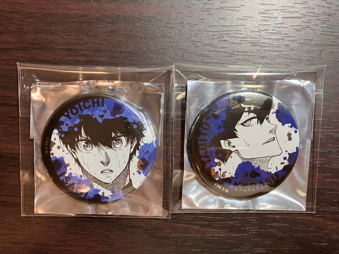 ブルーロック ジュエリー缶バッジ 潔世一 烏旅人 中国再販