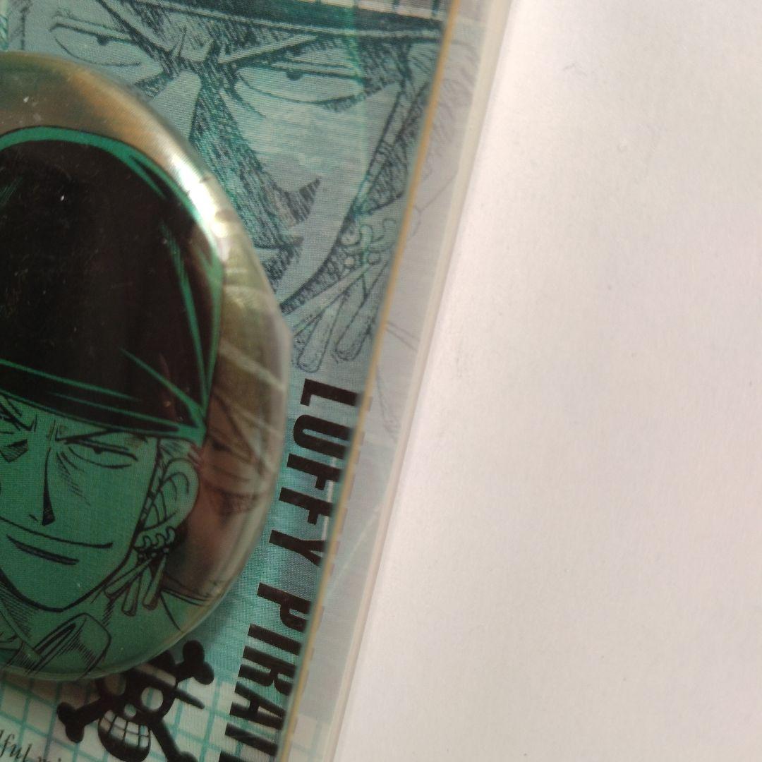 【未使用・1/5まで限定価格】ワンピース　ゾロ　缶バッジ　当時物　希少