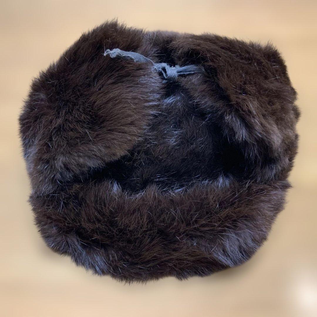 ソ連軍 ウシャンカ帽 リアルミンク - メルカリ