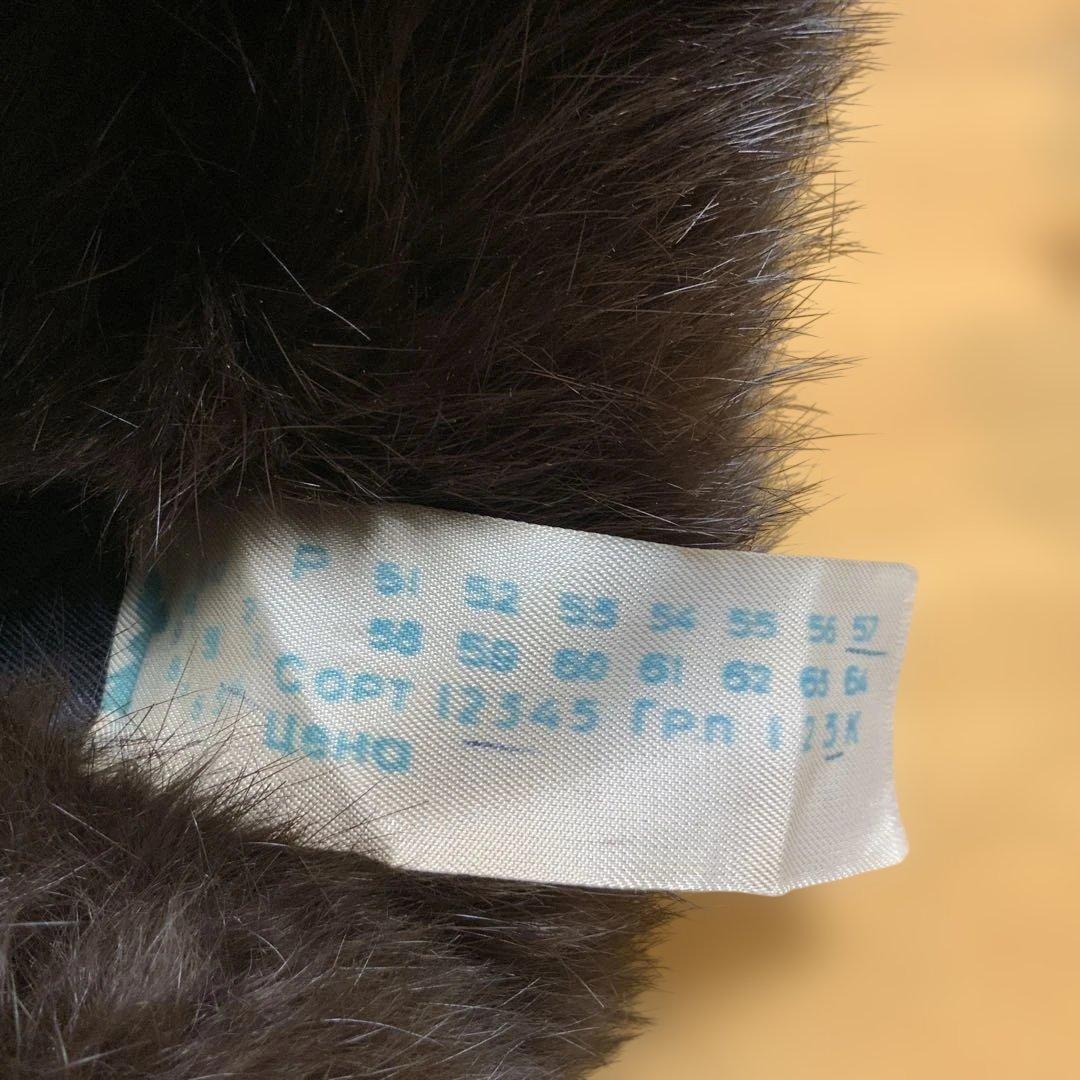 ソ連軍 ウシャンカ帽 リアルミンク - メルカリ