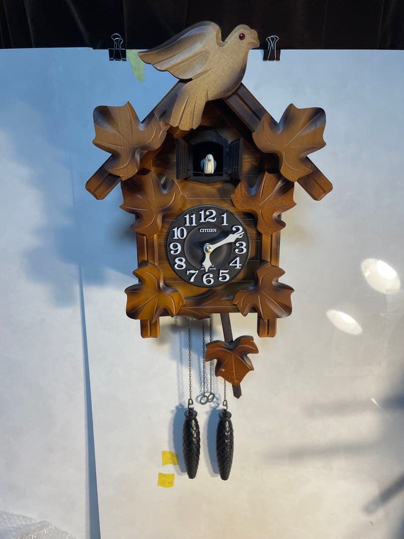 CITIZEN 鳩時計 4MJ234-B 昭和レトロ 高級クォーツ 壁掛け時計