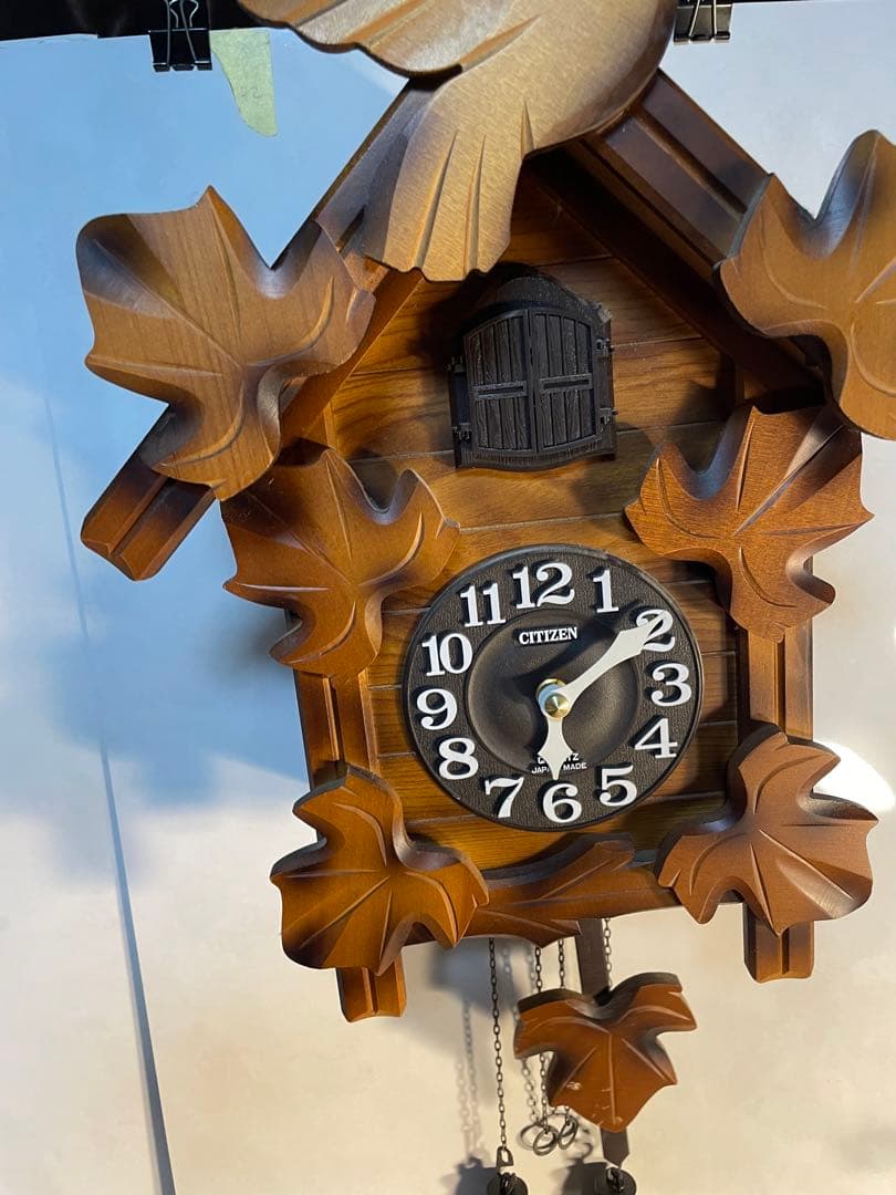 CITIZEN 鳩時計 4MJ234-B 昭和レトロ 高級クォーツ 壁掛け時計