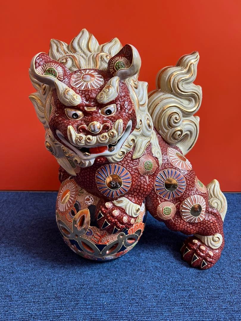 九谷焼シーサー、ツボセット